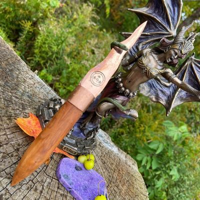 Copper and Apple Lilith Athame Cunning Craft