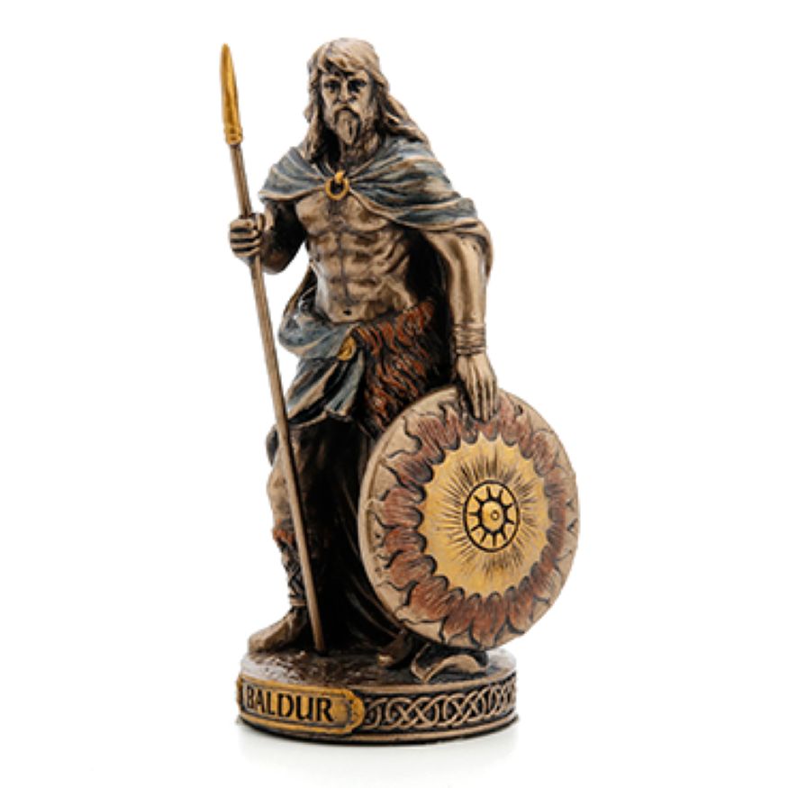 Norse Mini Statue - Baldur (Bronze)