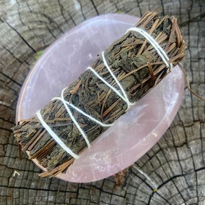 Medium Smudge Peppermint 4 Inches