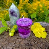 Crystal Journey Reiki Charged Herbal Magic Spell Votives - Healing