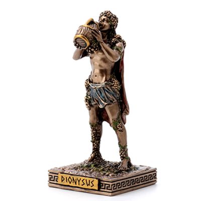 Greek Mini Statue - Dionysus (Bronze)