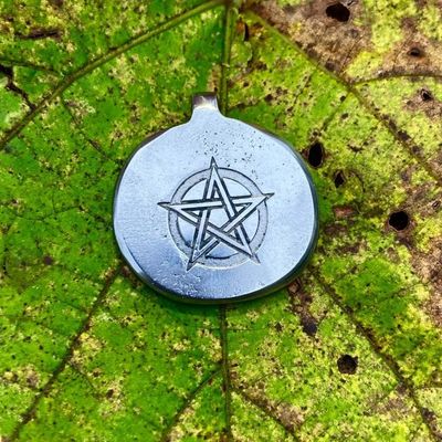 Luna Ignis Hand Forged Pentacle Amulet Pendant