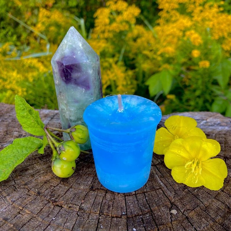 Crystal Journey Reiki Charged Herbal Magic Spell Votives - Ascended Masters