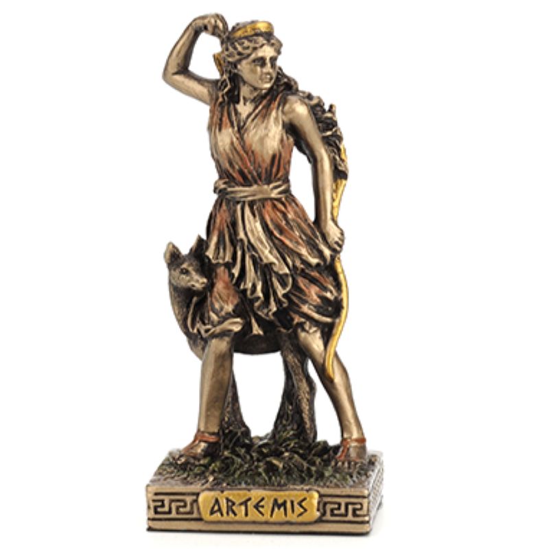 Greek Mini Statue - Artemis (Bronze)