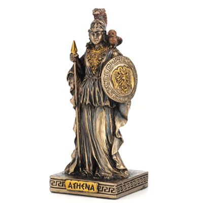 Greek Mini Statue - Athena (Bronze)