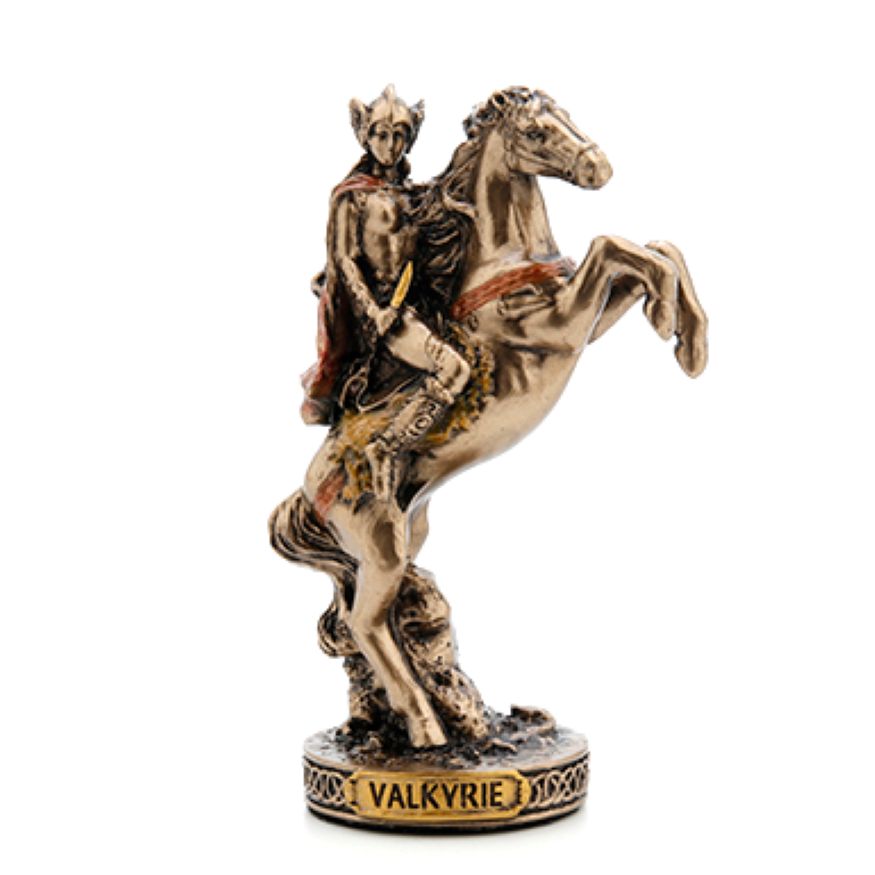 Norse Mini Statue - Valkyrie (Bronze)