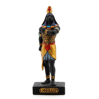 Egyptian Mini Statue - Horus (Painted)