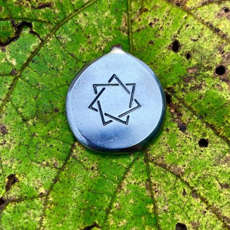 Luna Ignis Hand Forged Star of Bablon Heptagram Amulet Pendant