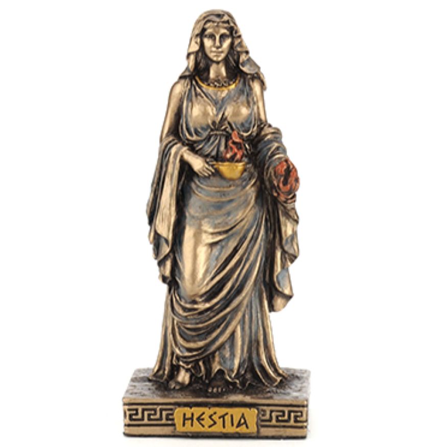 Greek Mini Statue - Hestia (Bronze)