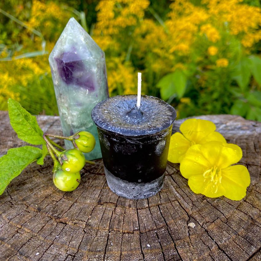 Crystal Journey Reiki Charged Herbal Magic Spell Votives - Protection
