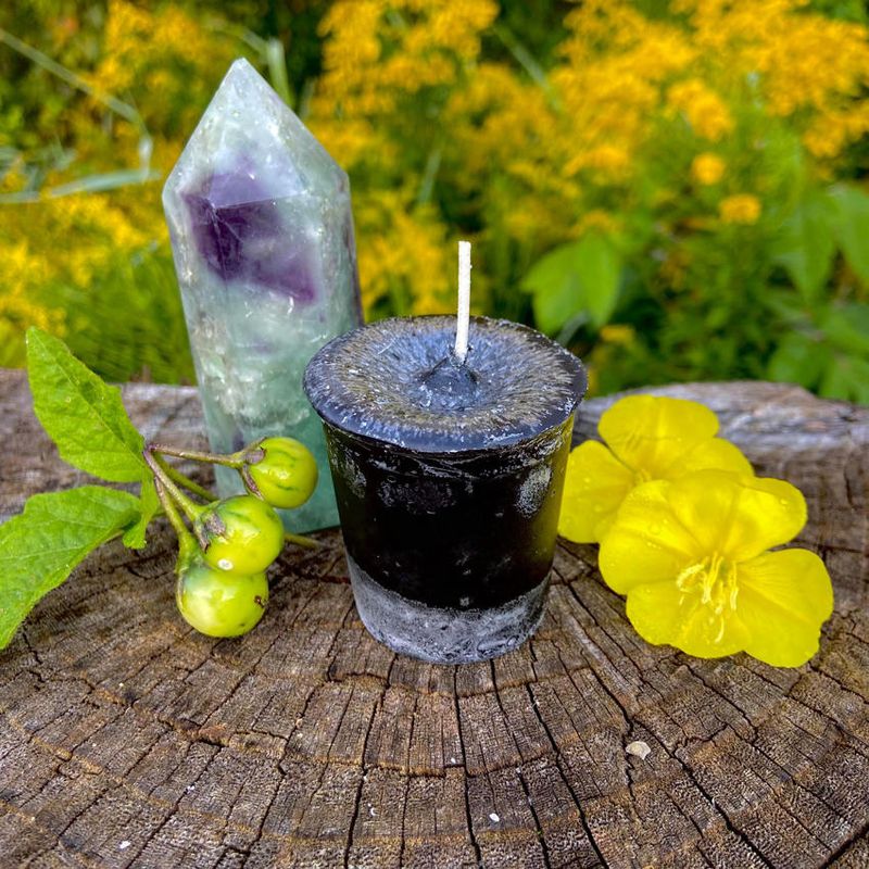 Crystal Journey Reiki Charged Herbal Magic Spell Votives - Protection