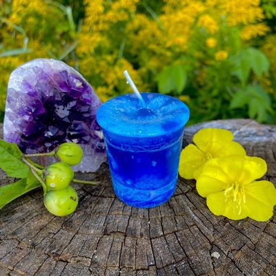 Crystal Journey Reiki Charged Herbal Magic Spell Votives - Good Health