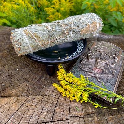 Large Smudge Blue Sage 6 Inches