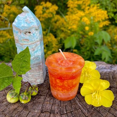 Crystal Journey Reiki Charged Herbal Magic Spell Votives - House Warming