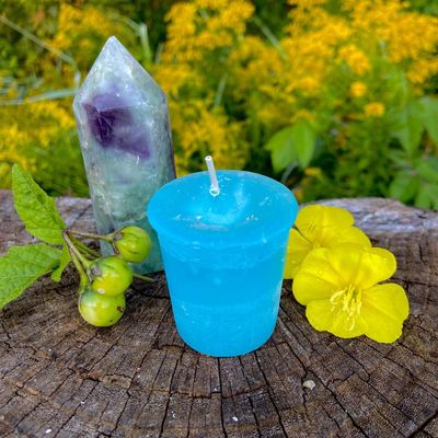 Crystal Journey Reiki Charged Herbal Magic Spell Votives - Dreams
