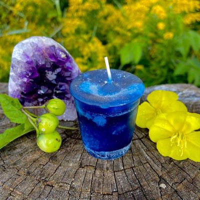 Crystal Journey Reiki Charged Herbal Magic Spell Votives - Gratitude