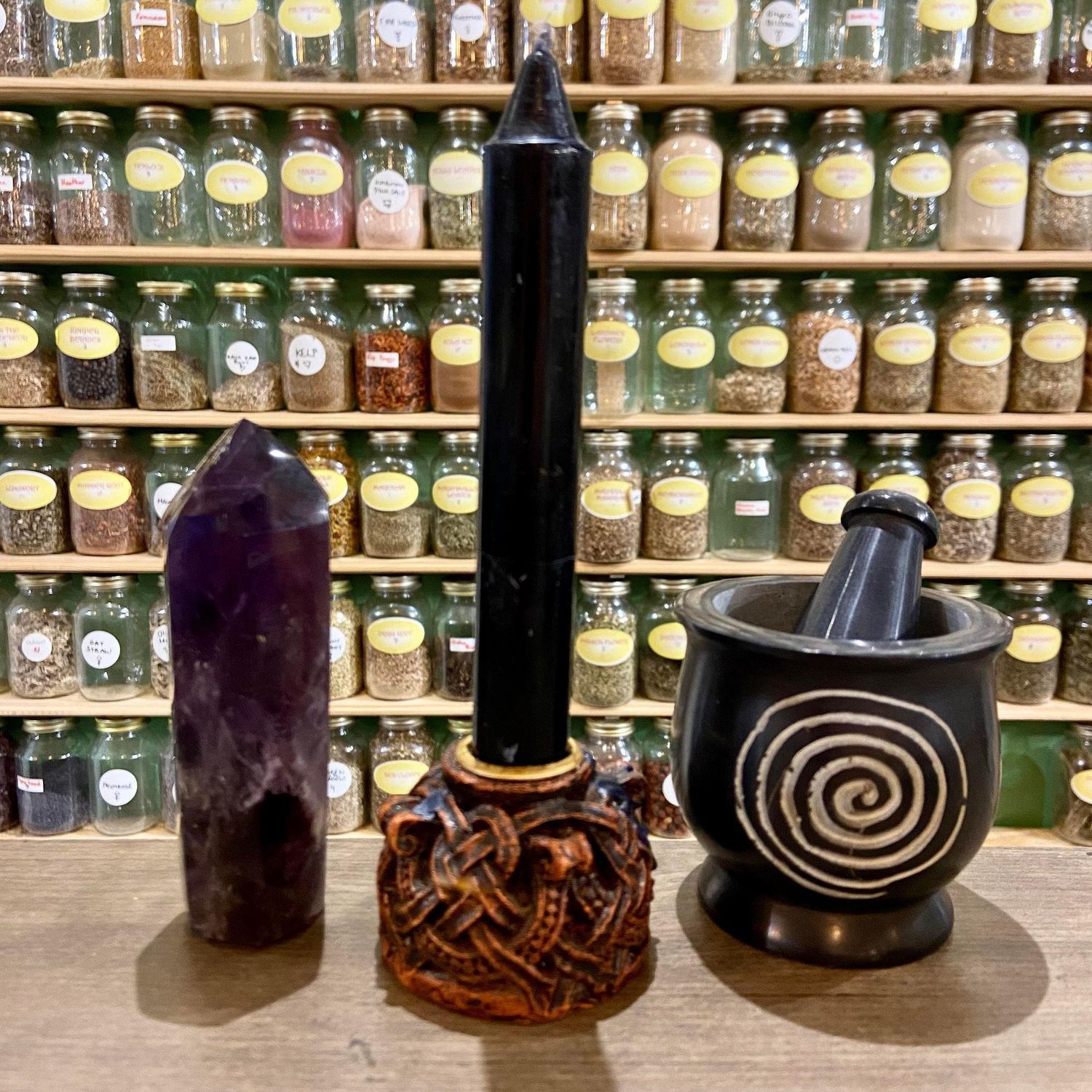 Black Household Size Spell Candle