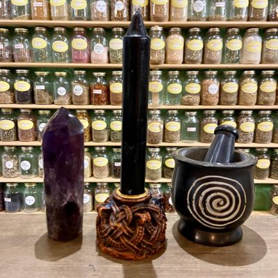 Black Household Size Spell Candle