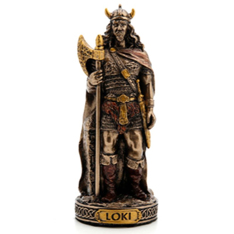 Norse Mini Statue - Loki (Bronze)