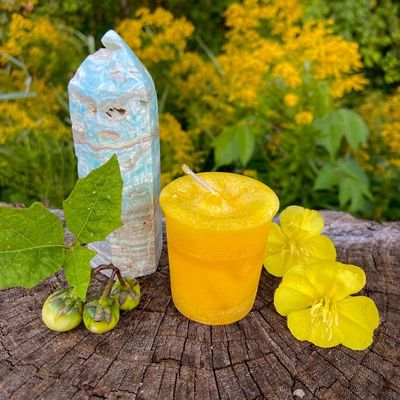 Crystal Journey Reiki Charged Herbal Magic Spell Votives - Positive Energy