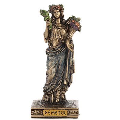 Greek Mini Statue - Demeter (Bronze)