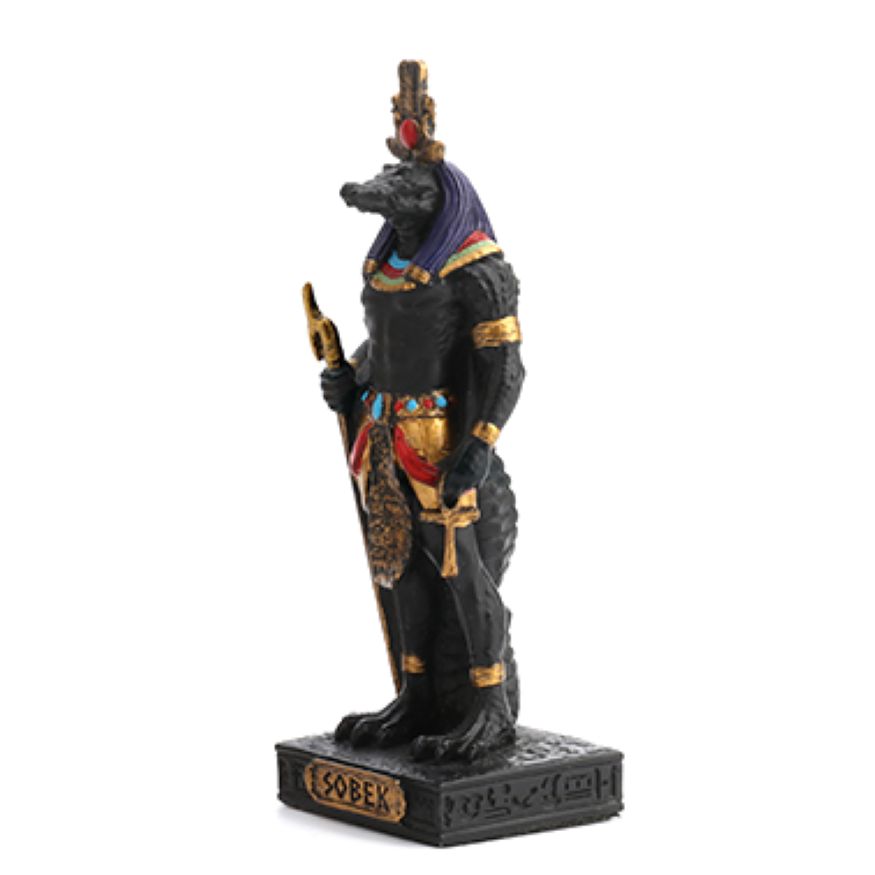 Egyptian Mini Statue - Sobek (Painted)