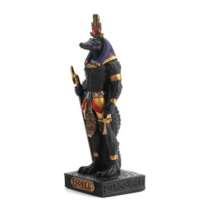 Egyptian Mini Statue - Sobek (Painted)