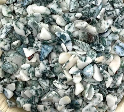 Tree Agate Chips 1oz (Crystal Chip Bar)