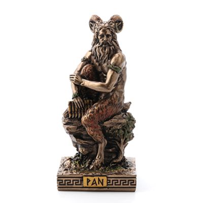 Greek Mini Statue - Pan (Bronze)