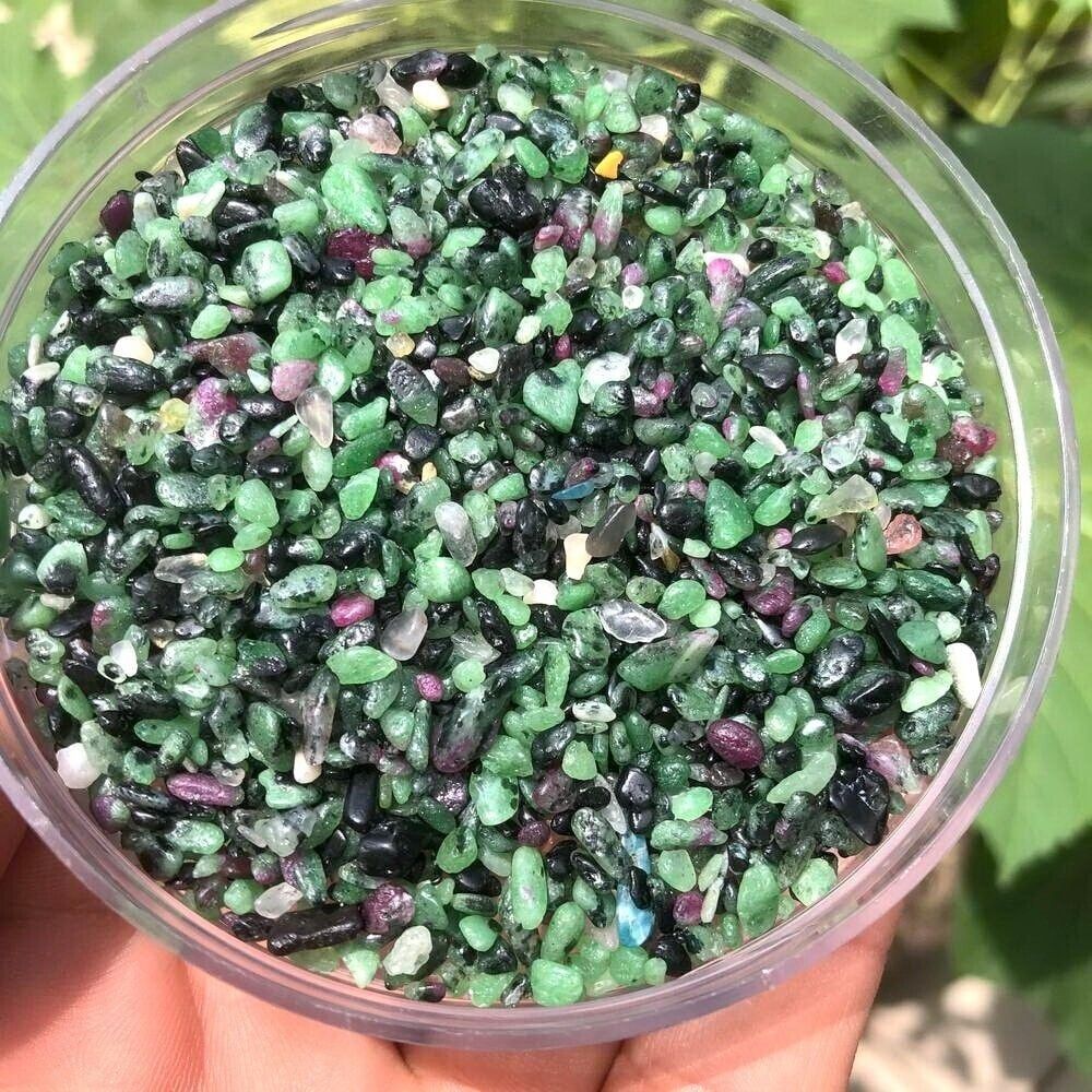 Ruby Zoisite Chips 1oz (Crystal Chip Bar)