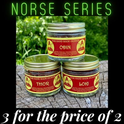 BOGO Luna Ignis Incense - Norse Series (Three for the Price of Two)