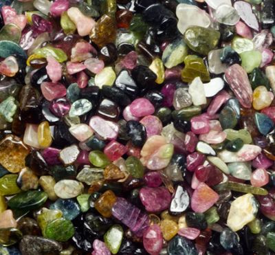 Tourmaline Chips 1oz (Crystal Chip Bar)