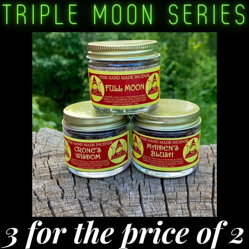 BOGO Luna Ignis Incense - Triple Moon Series (Three for the Price of Two)