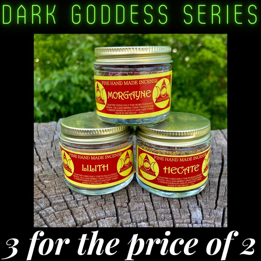 BOGO Luna Ignis Incense - Dark Goddess Series (Three for the Price of Two)