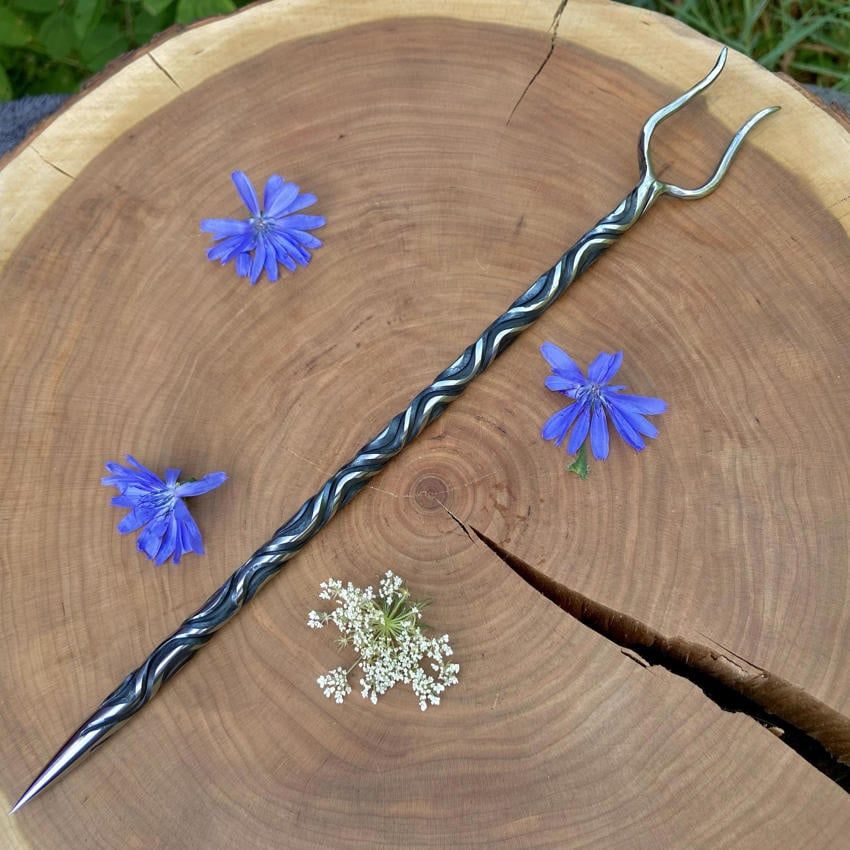Artisan Iron Wand with Stang