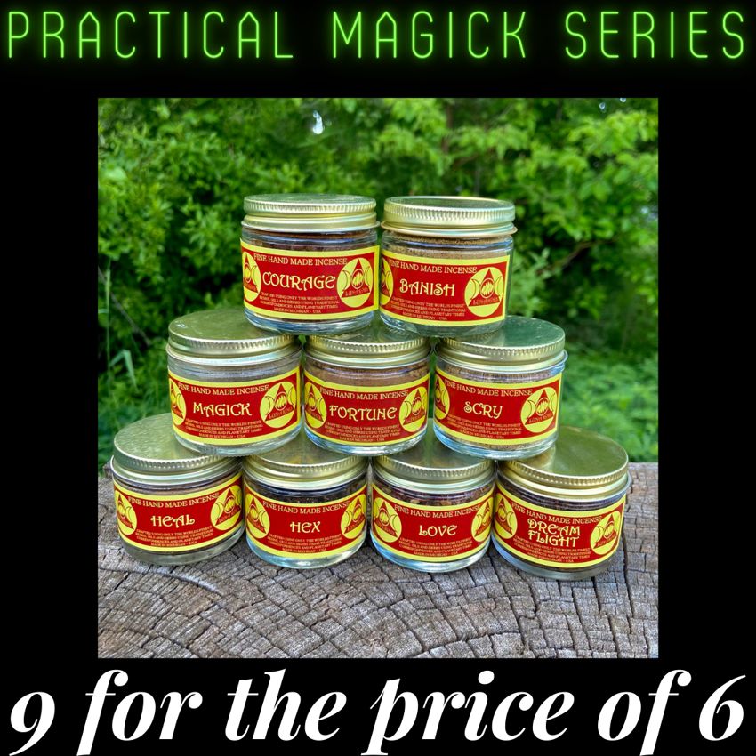 BOGO Luna Ignis Incense - Practical Magick Series (Nine for the Price of Six)