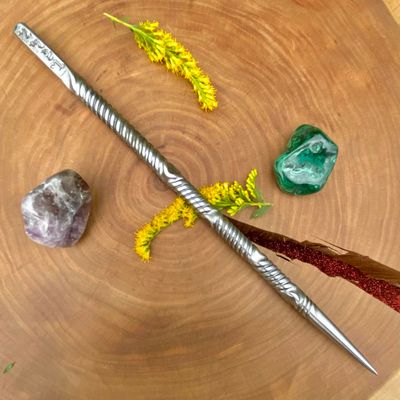 Cunning Craft Iron Wand with Multiple twists 3