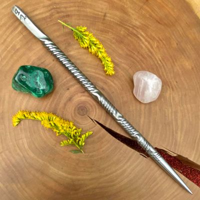 Cunning Craft Iron Wand with Multiple twists 1