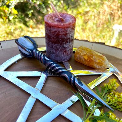 Blessed Herbal Stability Votive (Brown / Cedar, Patchouli, &amp; Pine)