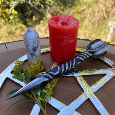 Blessed Herbal Attraction And Love Votive (Red / Lavender, Cinnamon, &amp; Patchouli)