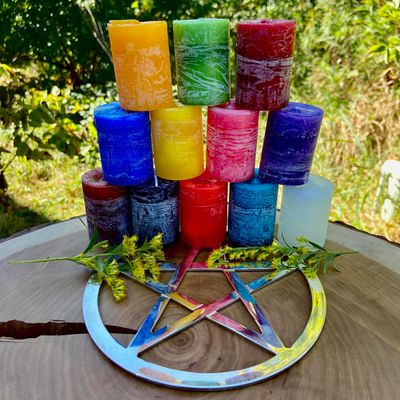 Votive Spell Candles for pagans, witchcraft and wiccan Candle Magick
