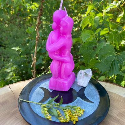 Pink Erotic Love Candle