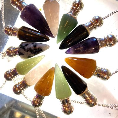 Pendulums for fortune telling by pagans, witchcraft and wicca