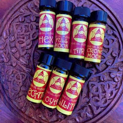 Luna Ignis Witchcraft Spell Oils for wicca and pagan ritual magick