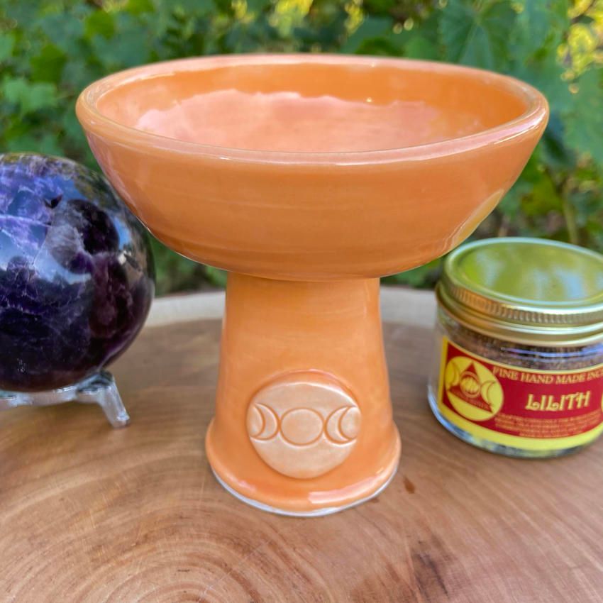 Luna Ignis Ceramic Incense Orange Cream Triple Moon
