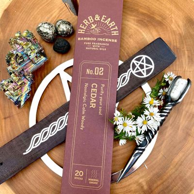 Herb &amp; Earth Cedar Incense Sticks