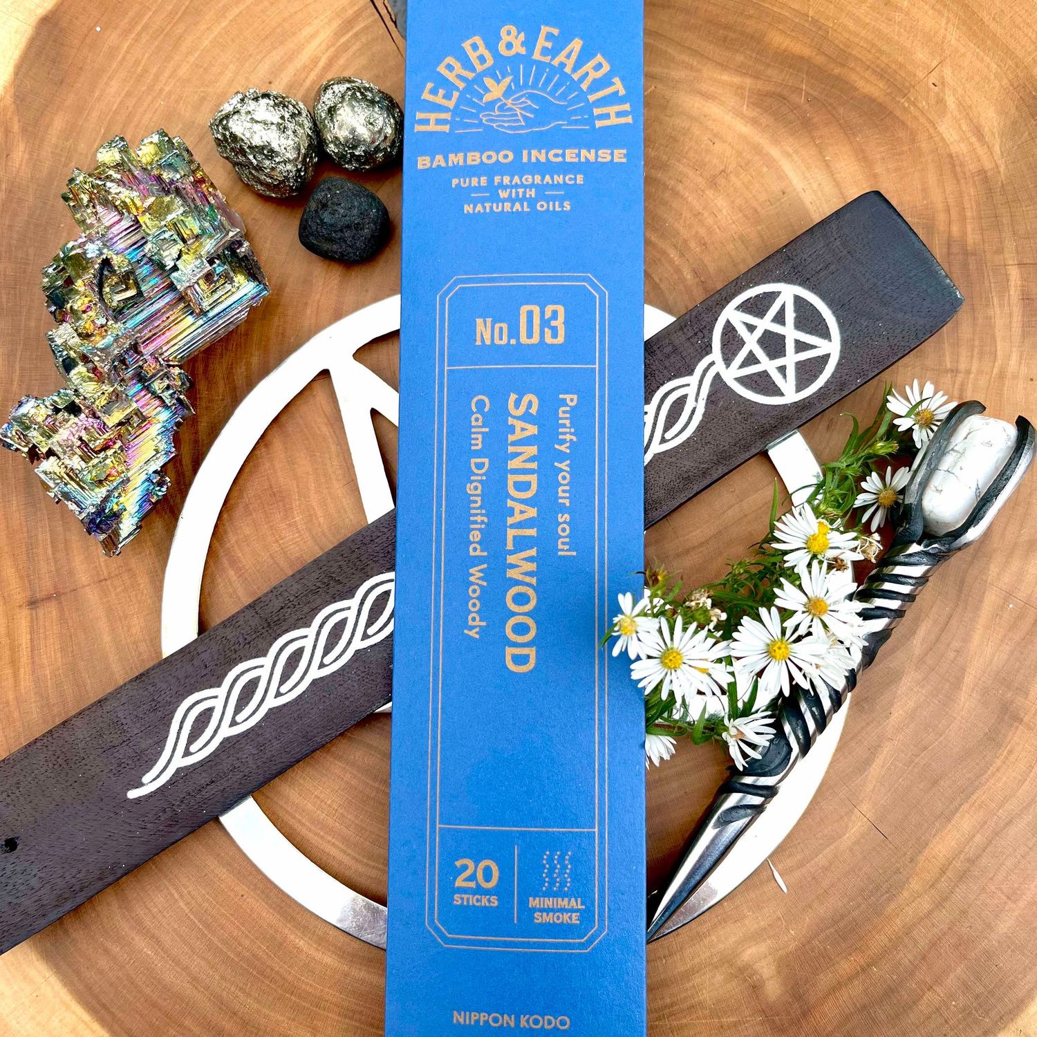 Herb &amp; Earth Sandalwood Incense Sticks