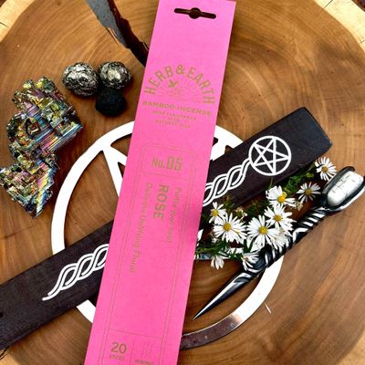 Herb &amp; Earth Rose Incense Sticks