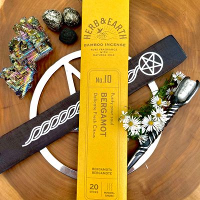 Herb &amp; Earth Bergamot Incense Sticks