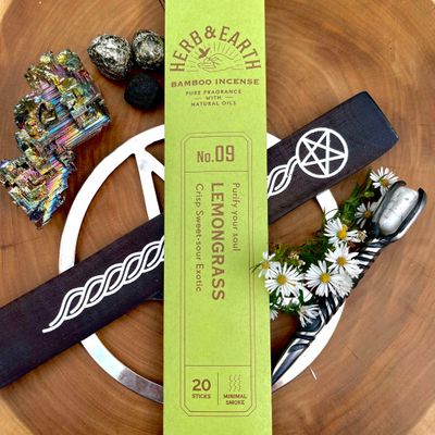 Herb &amp; Earth Lemongrass Incense Sticks
